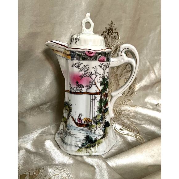 Vintage Japanese Nippon Ceramic Chocolate Pot - Picture 1 of 4